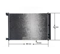 Condensador del aire acondicionado AC 412 000S MAHLE para MERCEDES-BENZ CLASE S