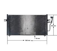 MAHLE ORIGINAL AC 458 000S Condensador, aire acondicionado