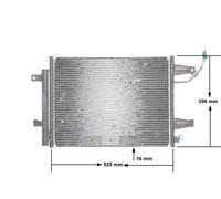 Condensador, aire acondicionado MAHLE AC 509 000S