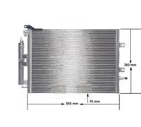MAHLE ORIGINAL AC 720 000S Condensador, aire acondicionado