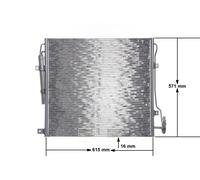 MAHLE ORIGINAL AC 760 000S Condensador, aire acondicionado