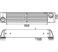 MAHLE ORIGINAL CI 193 000P Intercooler