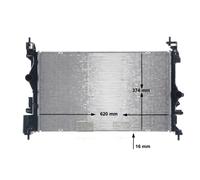 MAHLE ORIGINAL CR 1198 000S Radiador, refrigeración del motor