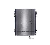 MAHLE ORIGINAL CR 1692 000S Radiador, refrigeración del motor
