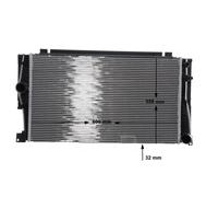 MAHLE ORIGINAL CR 775 001S Radiador, refrigeración del motor