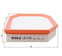 MAHLE ORIGINAL LX 1741 Filtro de aire para BMW 5 Touring (F11) 5 Limousine (F10)