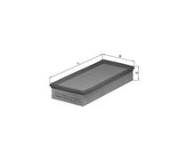 MAHLE ORIGINAL LX 408 Filtro de aire para BMW 5 Limousine (E34) 5 Touring (E34)