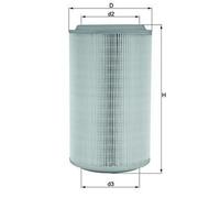MAHLE ORIGINAL LX 913 Filtro de aire para ALFA ROMEO 156 (932)