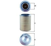 MAHLE ORIGINAL LX 99 Filtro de aire para FENDT Farmer
