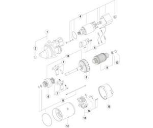 Mahle Original MS 225 motor de arranque