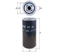 MAHLE ORIGINAL OC 41 Filtro de aceite Filtro de aceite motor para DEUTZ-FAHR DX