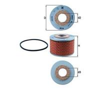 KNECHT FILTER Filtro de aceite para TRIUMPH: TR 6, VITESSE, GT6, 2.5, TR 5, 2500 & ROVER: 2000, TR6, 2500, TR5, GT6 & VAUXHALL: CRESTA (Ref: OX 16D)