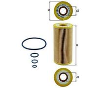 MAHLE ORIGINAL OX 383D Filtro de aceite Filtro de aceite motor