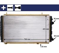 MAHLE ORIGINAL Radiador refrigeración del motor Caja de cambios manual Ancho de red 412mm Longitud de red 700mm Profundidad de red 35mm CR 168 000S