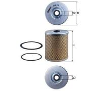 MAHLE OX 79D Filtro de aceite Filtro de aceite motor para BMW 501/3