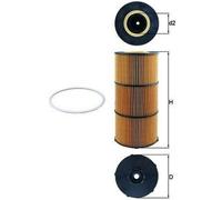 MAHLE OX 832D Filtro de aceite Filtro de aceite motor