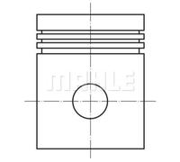 MAHLE Pistón Compatible Para Ford Sierra Hatchback GBC 1.6 GBG BNC BNG GB4