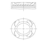 MAHLE Piston Para BMW X1 xDrive20i sDrive20i xDrive25i 1er 120i 3er Touring MINI