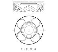 MAHLE Pistón Para Opel Corsa D 1.3 CDTi Combo Para Astra J Caravan Fiat