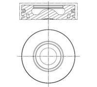 MAHLE Piston para Peugeot Boxer Land Rover Defender 2.2 TD4