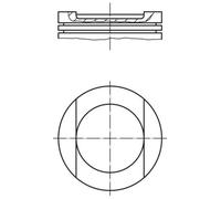 MAHLE Pistón Para VW Golf V 1.6 Audi A3 028 PI 00144 001
