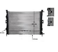 MAHLE Radiador De Agua Para Renault Scénic II Megane JM0/1 KM0/1 BM0/1