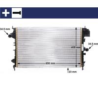 MAHLE Radiador Del Motor para Opel Vectra C Caravan Fiat Croma 194