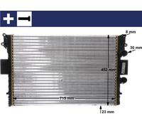 MAHLE Radiador Radiador De Agua Para Iveco Daily III Plataforma/Chasis