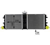 MAHLE Radiador refrigeración del motor Ancho de red 190mm Longitud de red 200mm Profundidad de red 54mm CR 77 000P