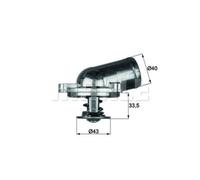 MAHLE Termostato de Refrigerante Con Junta Para Mercedes C-Klasse Ssangyong W202