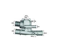 MAHLE TI 124 88 Termostato refrigerante sin junta 88°C