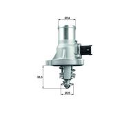 Mahle TM 41 105 Termostato De Refrigerante Para Opel Fiat Chevrolet Alfa Romeo