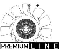 MAHLE Ventilador Refrigeración Del Motor Apto para VW Golf V Multivan Cff 495