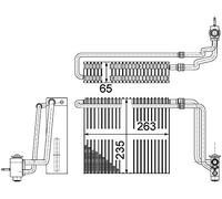MAHLE Verdampfer, Klimaanlage AE107000P
