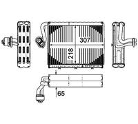MAHLE Verdampfer, Klimaanlage AE108000P