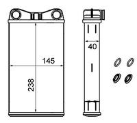 MAHLE Wärmetauscher, Innenraumheizung AH239000S
