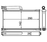 MAHLE Wärmetauscher, Innenraumheizung AH261000S