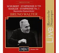 Mahler 1, Schubert. Walter