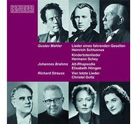 Mahler/Brahms/Strauss : Lieder. Schlusnus, Schey, Höngen, Goltz.