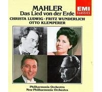 Mahler: Das Lied von der Erde by Christa Ludwig, Fritz Wunderlich (1990) Audio CD