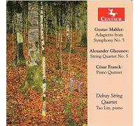 Mahler, Glazunov & Franck: Works for String Quintet by Delray String Quartet (2014-08-03)