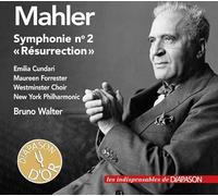 Mahler : Symphonie n° 2. Cundari, Forrester, Walter.