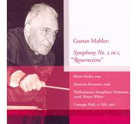 Mahler : Symphonie N°2. Walter