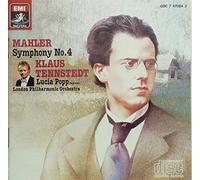 MAHLER : SYMPHONY NO. 4 - TENNSTEDT / RARE 1983 1ST EDITION