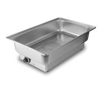 Mahlzeit Calentador Alimentos Eléctrico I Chafing Dish I 9 litros I para Bandeja GN 1/1 I Acero Inoxidable I Catering I Buffet I Restaurante I Gastronomía I Fiesta