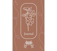 Mahogany Floral Journal: Simple Artistic/Gifts for Women/Soft Matte Cover/Cheap Gifts