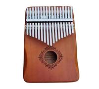Mahogany Kalimba 17 Key Thumb PianoExquisite Marimba Musical Good Accessory Piano De Pulgar(Brown)