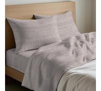Mahome Juego de sábanas francesas de algodón 100 % puro italiano suave - Juego de sábanas francesas, sábana encimera de 200 x 300 cm, sábana bajera de 140 x 200 + 25 cm de altura, 2 fundas de almohada