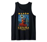 Mahón, España Eclipse Solar Total 2026 Camiseta sin Mangas