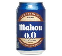 Mahou 0,0 Tostada - Lata de 330 ml- 0.0 % Volumen de Alcohol